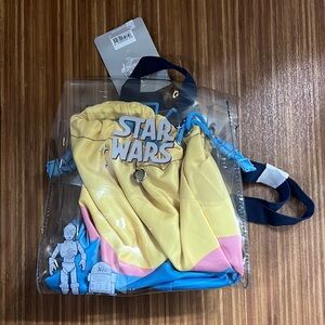 NWT Star Wars clear backpack